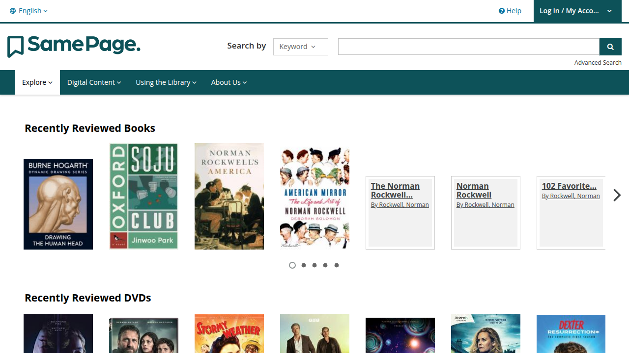 Bibliocommons platform, used by libraries to create and share curated book lists and recommendations.