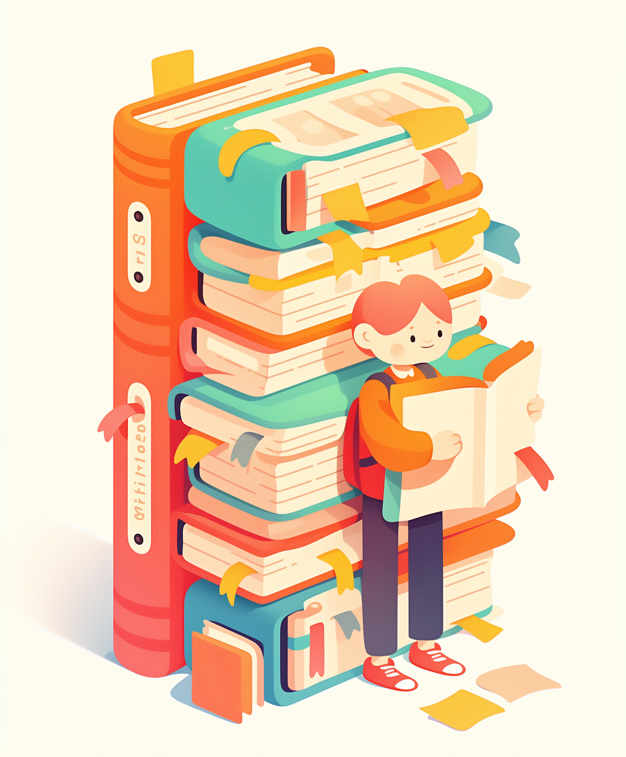 A child's hand pointing at vibrant illustrations within an open fantasy book, highlighting the importance of visuals in enhancing comprehension and engagement.