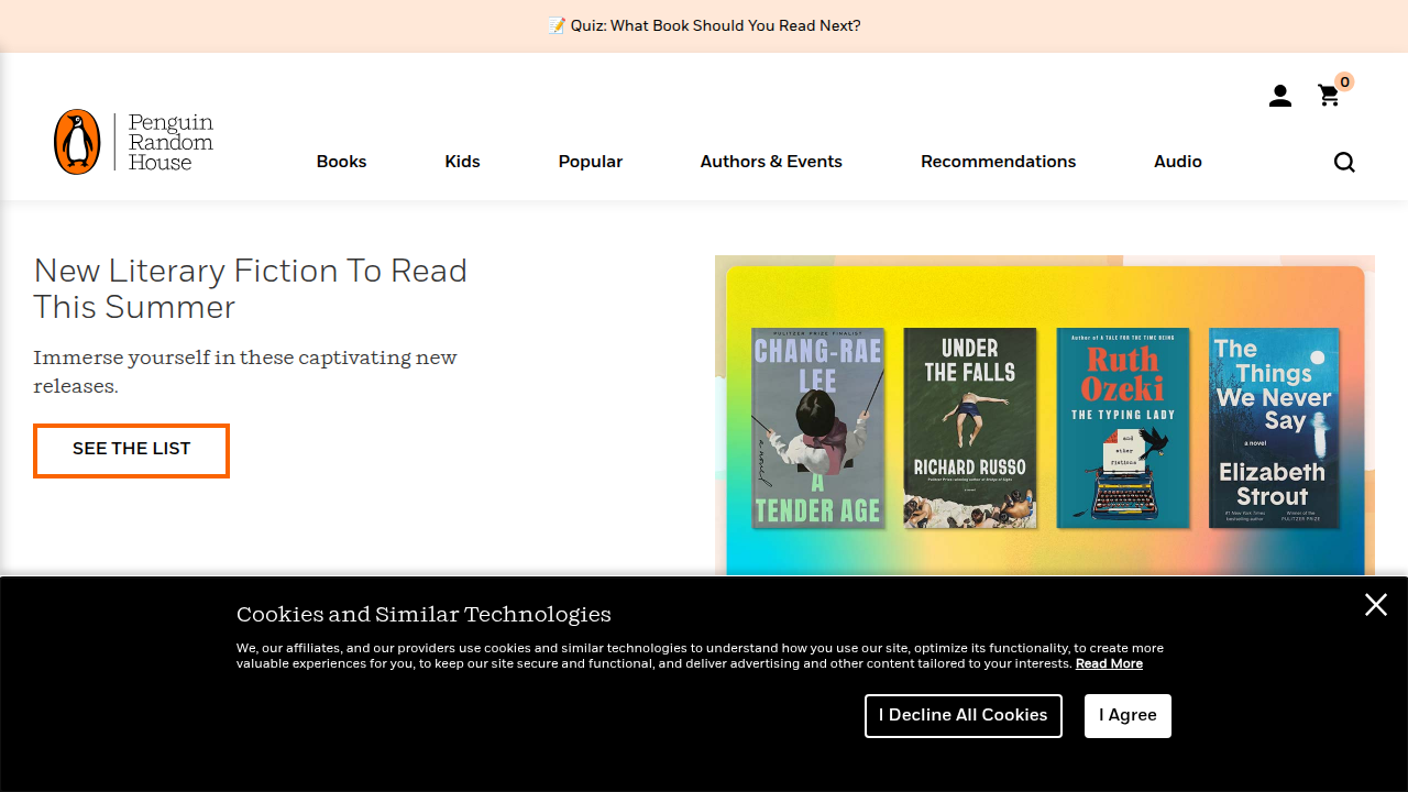 Visit Penguin Random House, a major publisher for bestselling authors like E. Lockhart.