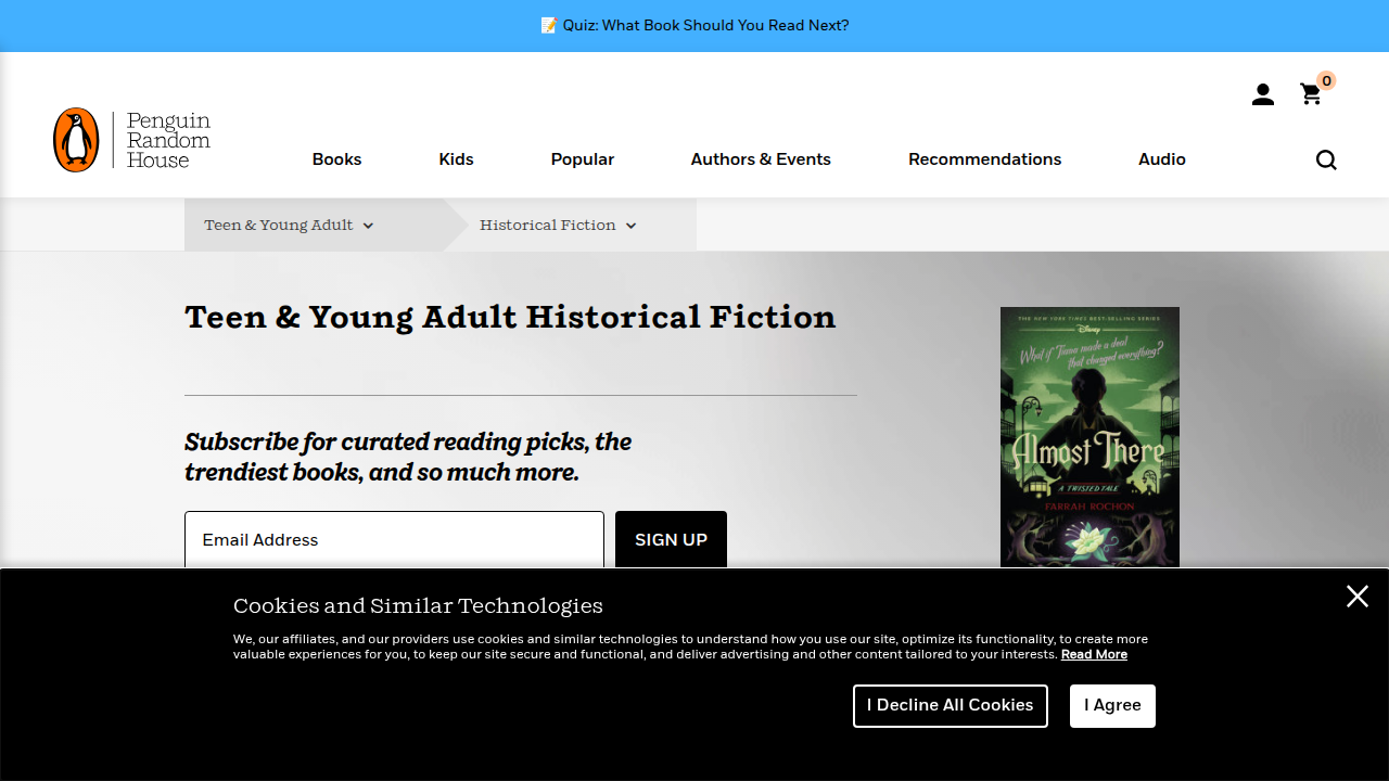 Discover diverse young adult historical fiction titles from Penguin Random House, offering stories of courage and resistance.