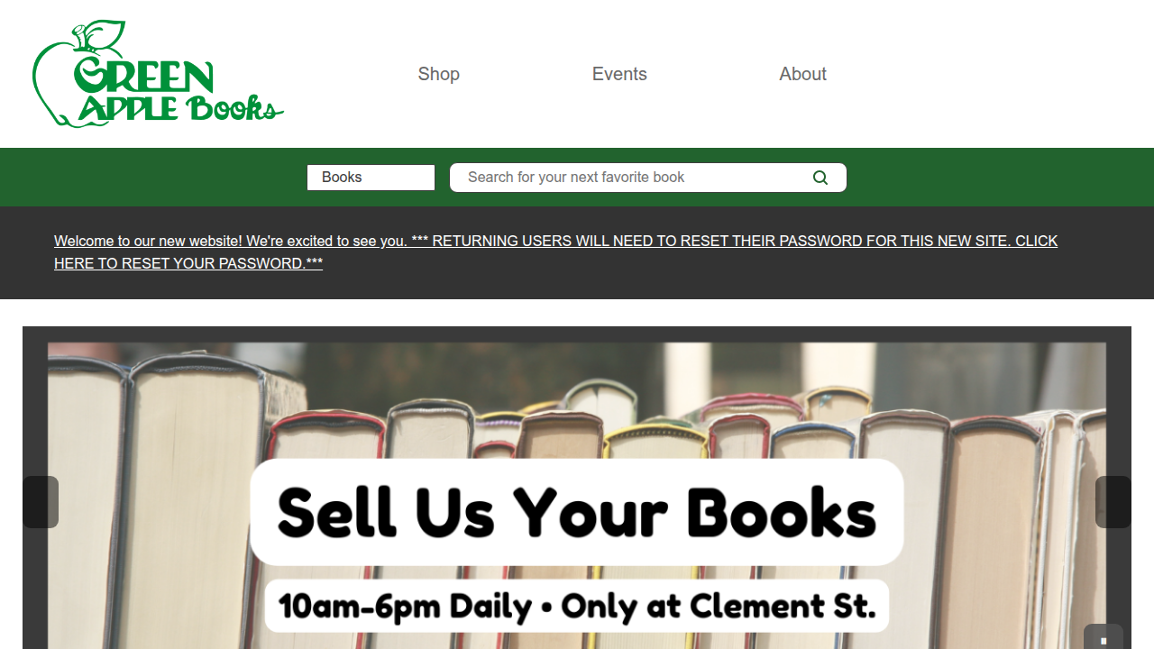 Green Apple Books offers a curated online experience, blending traditional bookstore trust with digital convenience.